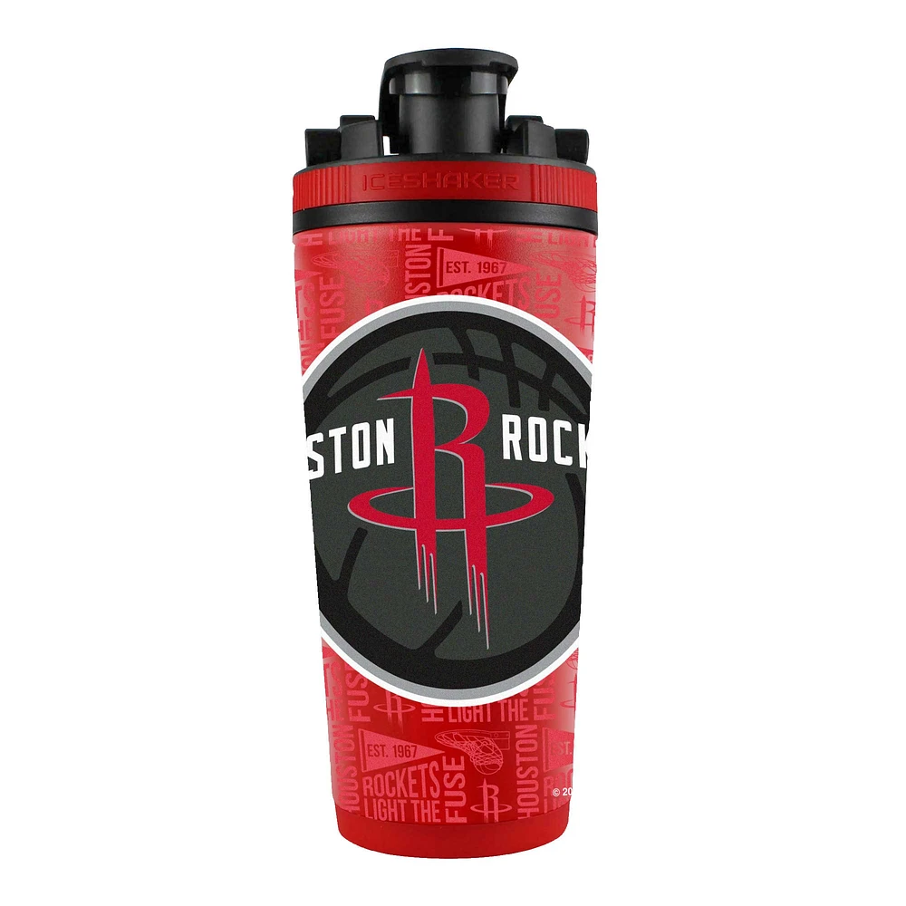 Houston Rockets 26oz. 4D Stainless Steel Shaker Bottle