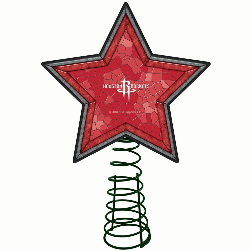 Houston Rockets Mosaic Tree Topper