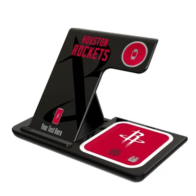 Houston Rockets Personalized 3-in-1 Charging Station