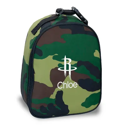 Houston Rockets Personalized Camouflage Insulated Bag