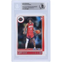 Carte de recrue authentifiée signée Jalen Green Houston Rockets Panini NBA Hoops #218 2021-22 par les fanatiques de Beckett