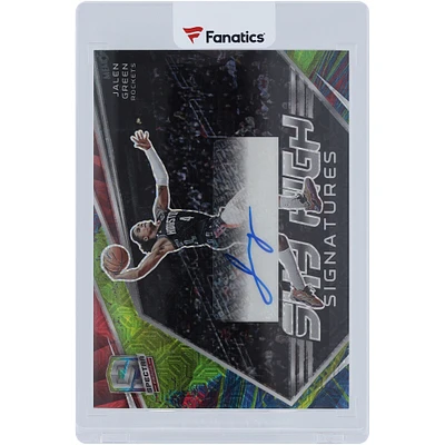 Carte Panini Spectra Meta Prizm #SKY-JGR #20/25 autographiée par Jalen Green Houston Rockets 2022-23
