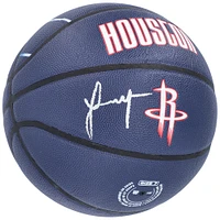 Ballon de basket-ball de collection autographié par Jalen Green Houston Rockets City Edition
