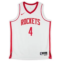 Jalen Green Houston Rockets Autographed Nike White Association Swingman Jersey 