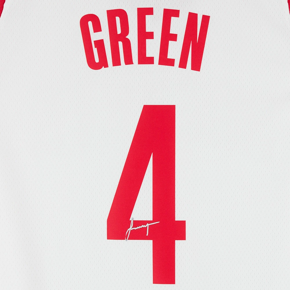 Jalen Green Houston Rockets Autographed Nike White Association Swingman Jersey 