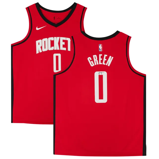 Jalen Green Houston Rockets Autographed 2021 Nike White