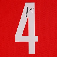 Maillot Nike Icon Swingman #4 rouge autographié par Jalen Green des Houston Rockets pour la saison 2022-23