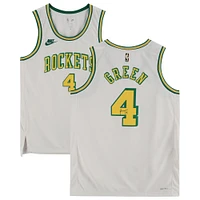 Maillot Nike Classic Edition Swingman blanc autographié par Jalen Green des Houston Rockets 2022-23