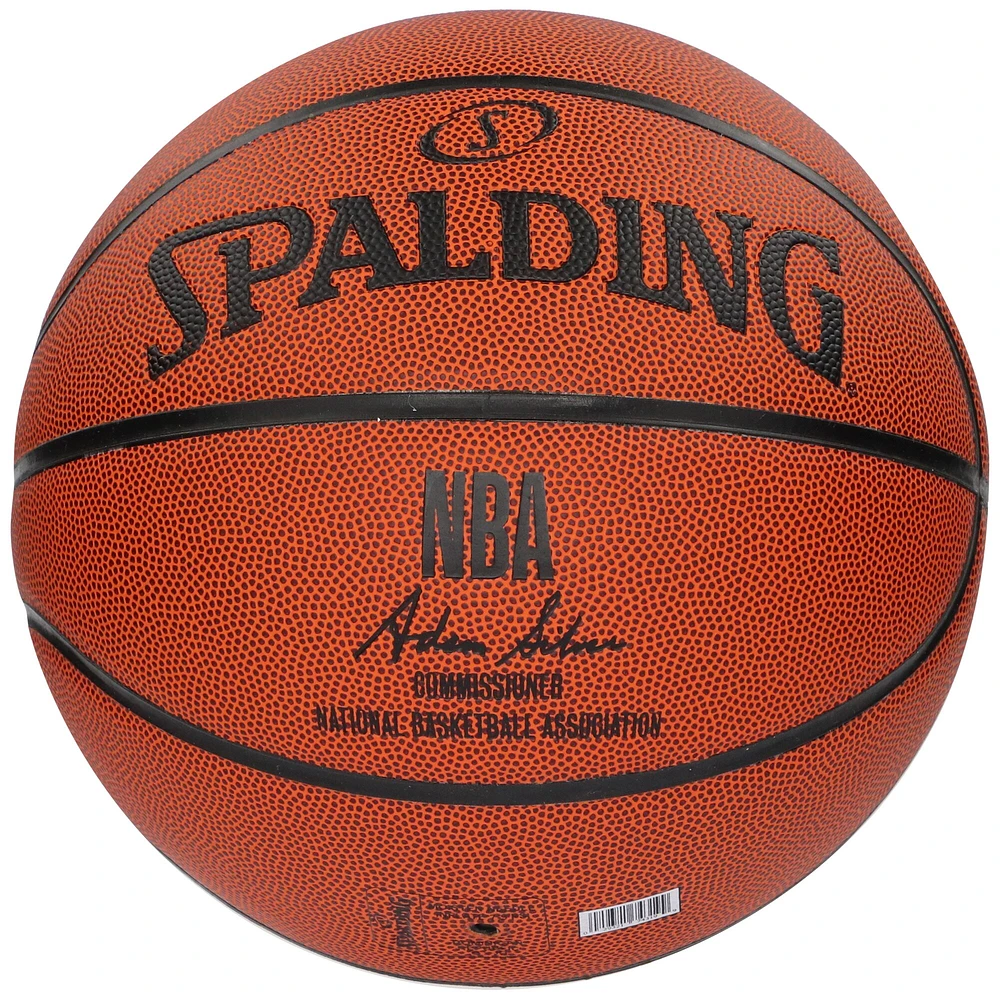 Ballon de basket-ball blanc autographié par Jalen Green Houston Rockets avec l'inscription « 2021 #2 Pick »