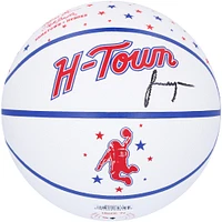 Ballon de basket-ball de collection Wilson City Edition 2023-24 autographié par Jalen Green Houston Rockets