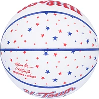 Ballon de basket-ball de collection Wilson City Edition 2023-24 autographié par Jalen Green Houston Rockets