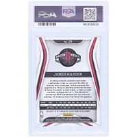 Carte Panini certifiée noire #29 #1/1 PSA 2020-21 James Harden Houston Rockets 10 cartes authentifiées