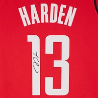 James Harden Houston Rockets Autographed Nike Red Swingman Jersey
