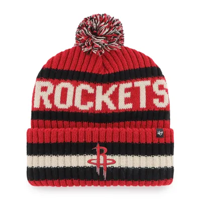 Houston Rockets '47 Bering Cuffed Knit Hat with Pom - Red