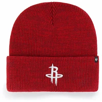 Men's '47 Red Houston Rockets Brain Freeze Cuffed Knit Hat