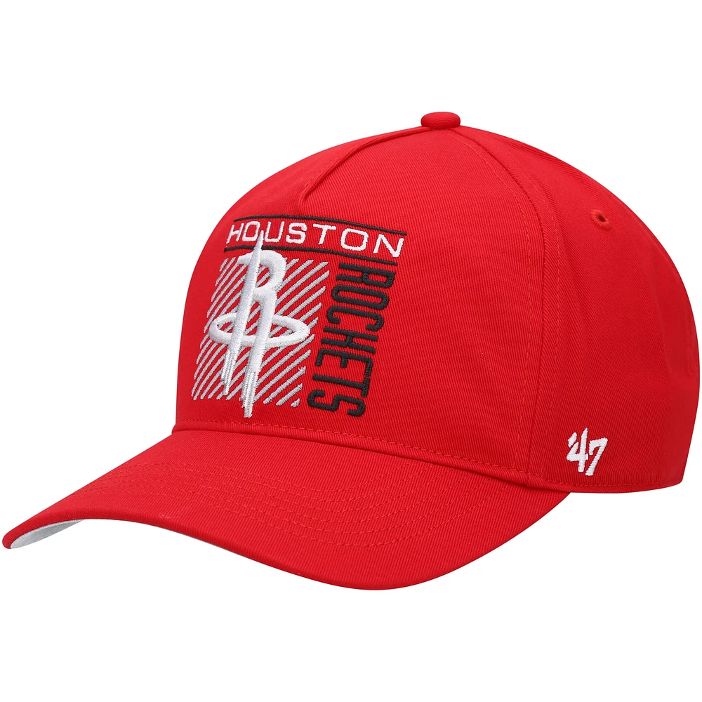 Casquette '47 Red Houston Rockets Reflex Hitch Snapback pour homme