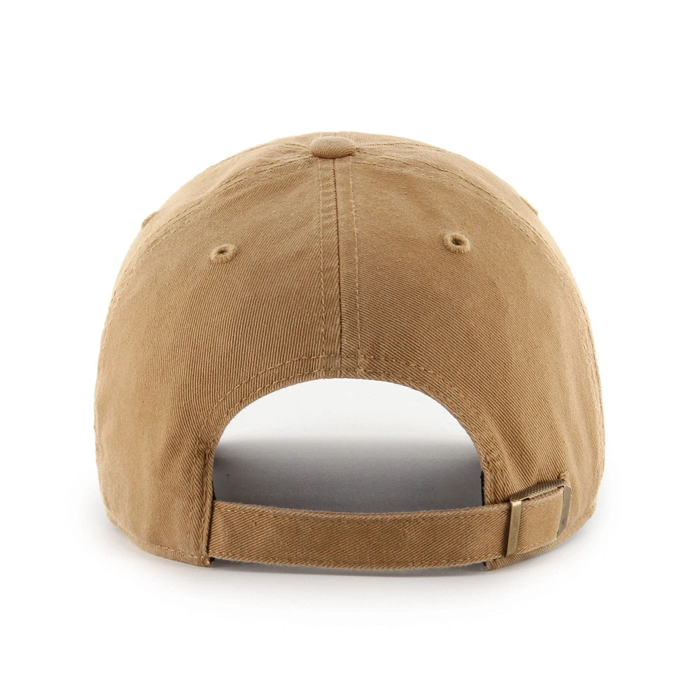 Men's '47 Tan Houston Rockets Ballpark Clean Up Adjustable Hat