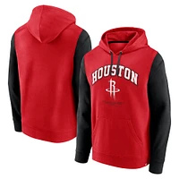 Sweat à capuche rouge Fanatics pour homme des Houston Rockets Scorer