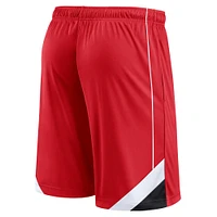 Short Slice Fanatics rouge Houston Rockets pour hommes