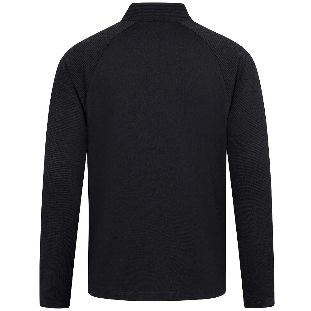 Men's Levelwear Black Houston Rockets Volley Quarter-Zip Top