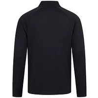 Men's Levelwear Black Houston Rockets Volley Quarter-Zip Top