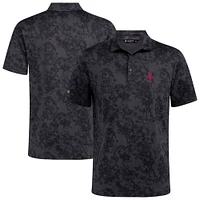 Men's Levelwear Black Houston Rockets Whisper Polo