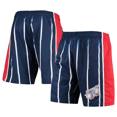 Houston Rockets Mitchell & Ness 1996 Hardwood Classics 75th Anniversary Swingman Shorts - Blue