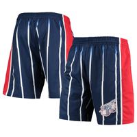 Men's Mitchell & Ness Blue Houston Rockets 1996 Hardwood Classics 75th Anniversary Swingman Shorts