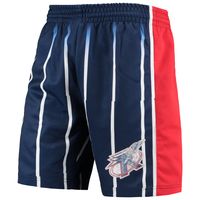 Men's Mitchell & Ness Blue Houston Rockets 1996 Hardwood Classics 75th Anniversary Swingman Shorts