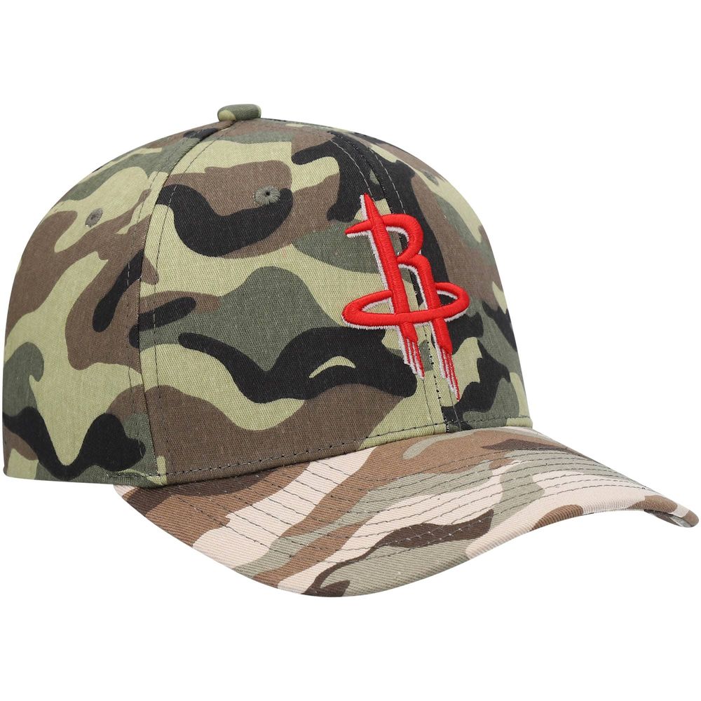 Men's Mitchell & Ness Camo Houston Rockets Woodland Desert Snapback Hat