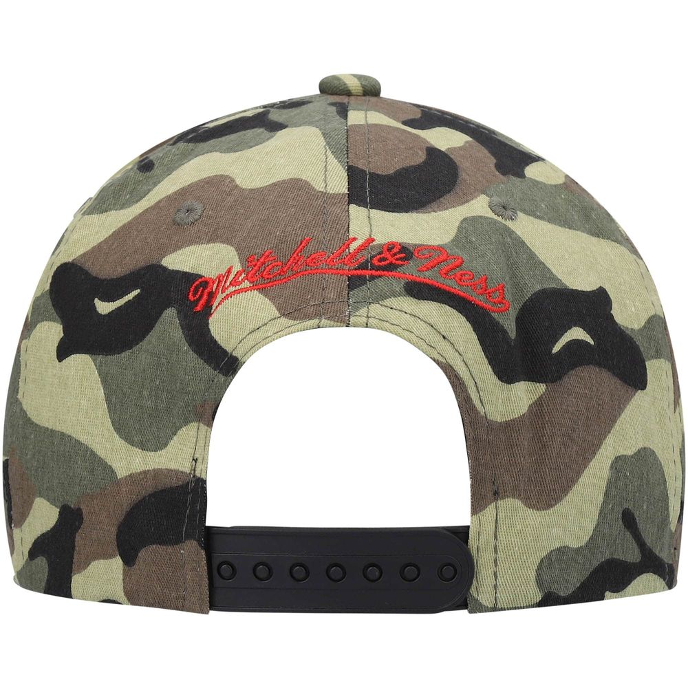 Men's Mitchell & Ness Camo Houston Rockets Woodland Desert Snapback Hat