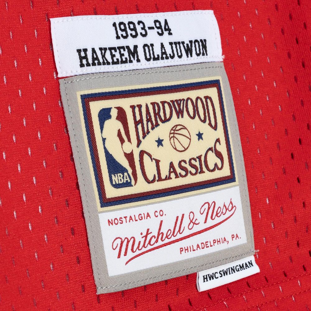 Women's Mitchell & Ness Hakeem Olajuwon Navy Houston Rockets Hardwood Classics Swingman Jersey