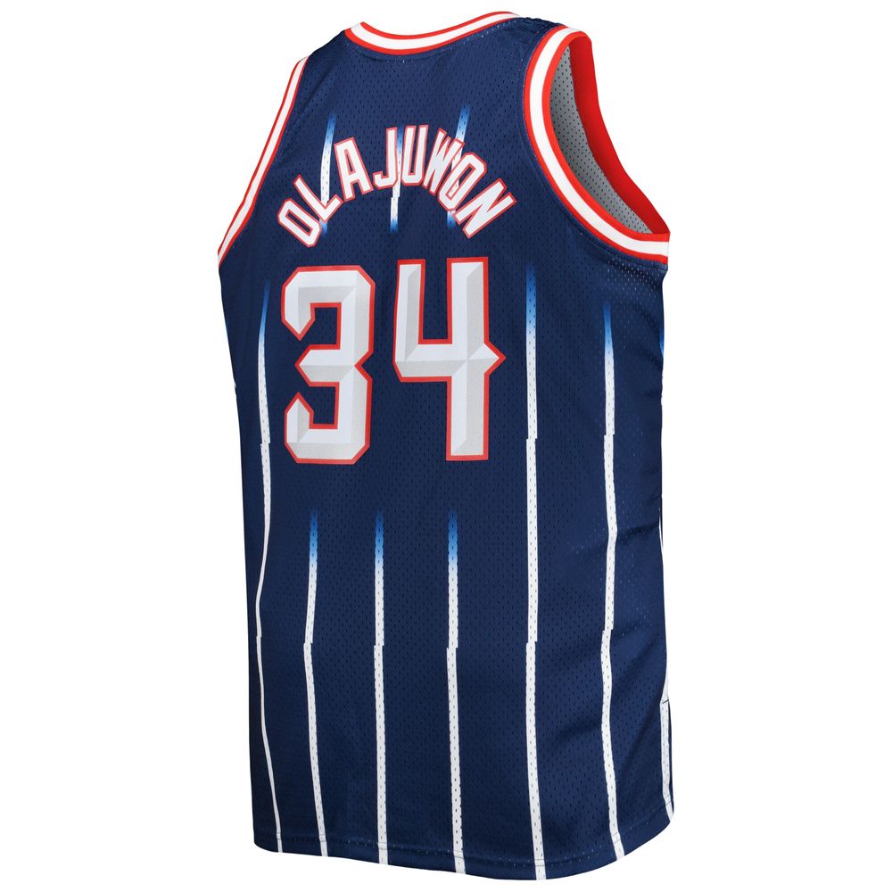 Hakeem Olajuwon Houston Rockets Mitchell & Ness Big Tall Hardwood Classics Jersey - Red