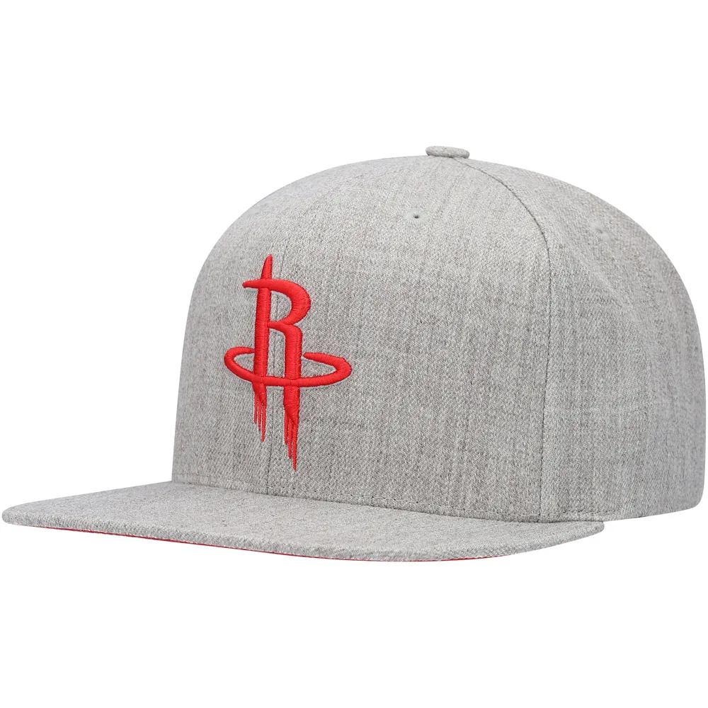 Lids Houston Rockets Mitchell & Ness Team Logo Snapback Hat