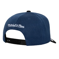 Men's Mitchell & Ness Navy/Black Houston Rockets Underarch Two-Tone Pro Crown Snapback Hat