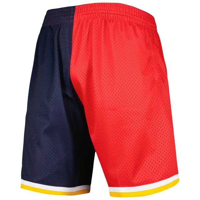 Mitchell & Ness pour homme Bleu marine/rouge Houston Rockets Hardwood Classics 1993 Split Swingman Short