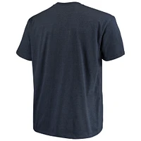 Men's Mitchell & Ness Navy Houston Rockets Big Tall Hardwood Classics Vintage Logo T-Shirt