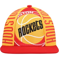 Casquette Snapback Big Face Callout Houston Rockets Hardwood Classics Mitchell & Ness rouge pour hommes