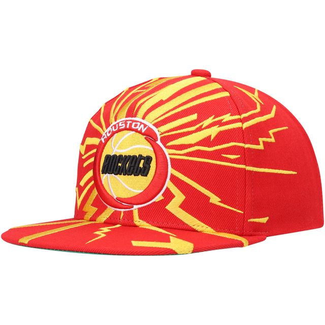 Casquette homme rouge Mitchell & Ness Houston Rockets Hardwood Classics Earthquake Snapback