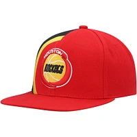 Casquette pour homme Mitchell & Ness Red Houston Rockets Hardwood Classics Retroline Snapback