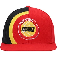 Casquette pour homme Mitchell & Ness Red Houston Rockets Hardwood Classics Retroline Snapback