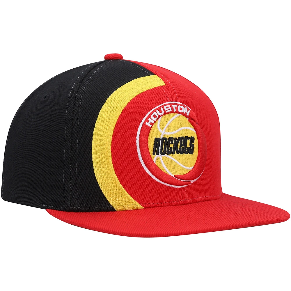 Casquette pour homme Mitchell & Ness Red Houston Rockets Hardwood Classics Retroline Snapback