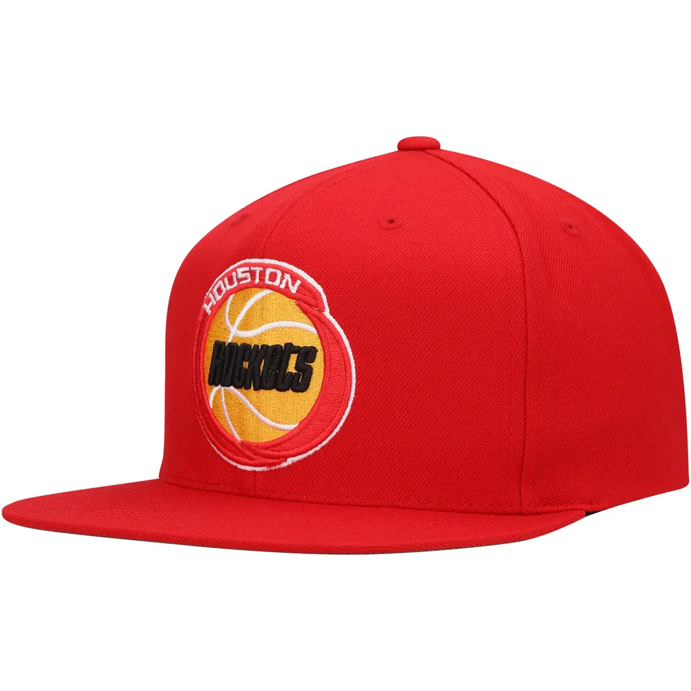 Lids Houston Rockets Mitchell & Ness Hardwood Classics Team Logo Snapback  Hat - Heathered Gray