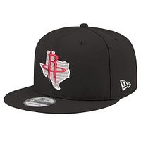 Casquette snapback 9FIFTY noire New Era pour homme, Houston Rockets State Pride