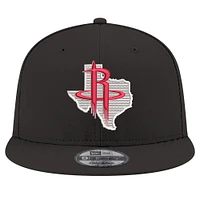 Casquette snapback 9FIFTY noire New Era pour homme, Houston Rockets State Pride