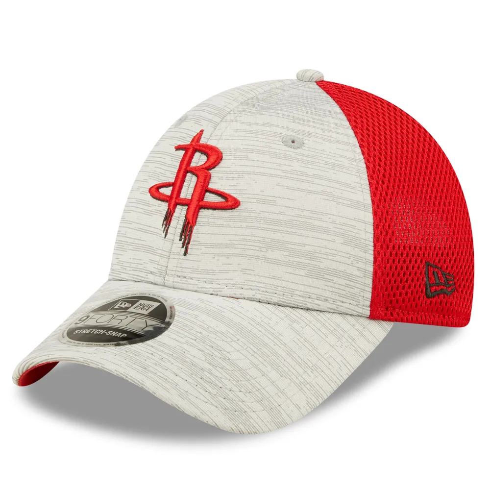 Men's New Era Gray/Red Houston Rockets Active 9FORTY Snapback Hat