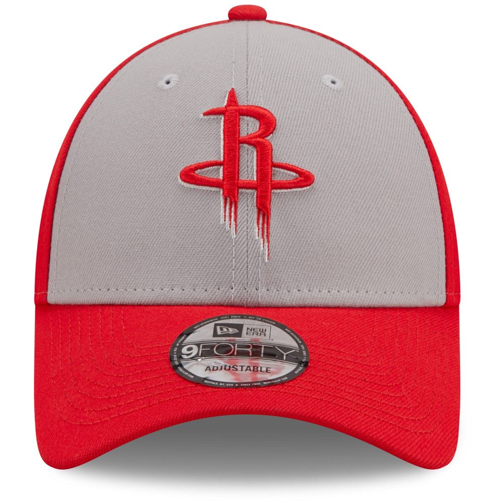 Men's New Era Gray Houston Rockets The League 9FORTY - Adjustable Hat