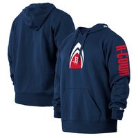 Men's New Era Navy Houston Rockets 2021/22 City Edition Big & Tall Pullover Hoodie