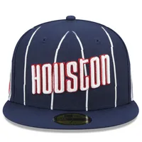 Casquette ajustée officielle 59FIFTY Houston Rockets 2022/23 City Edition pour homme New Era bleu marine