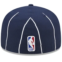 Casquette ajustée officielle 59FIFTY Houston Rockets 2022/23 City Edition pour homme New Era bleu marine